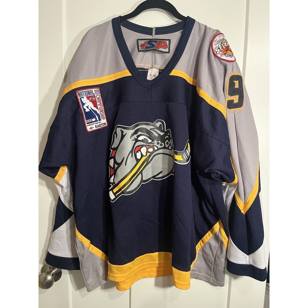 2008 District 10 Bulldogs USA Hockey Nationals Jersey #9 SP XXL Canada